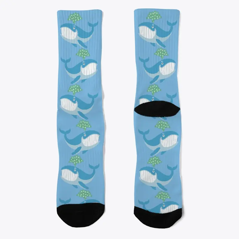 Unusual Whales Crew Socks