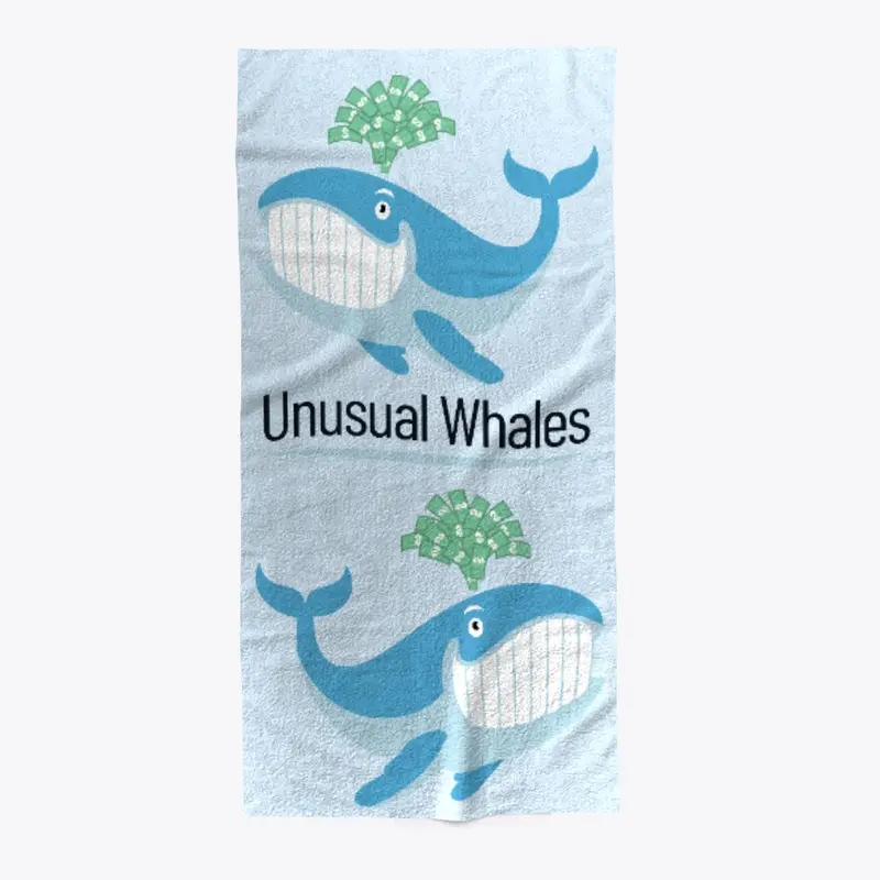 Unusual Whales Beach Towel