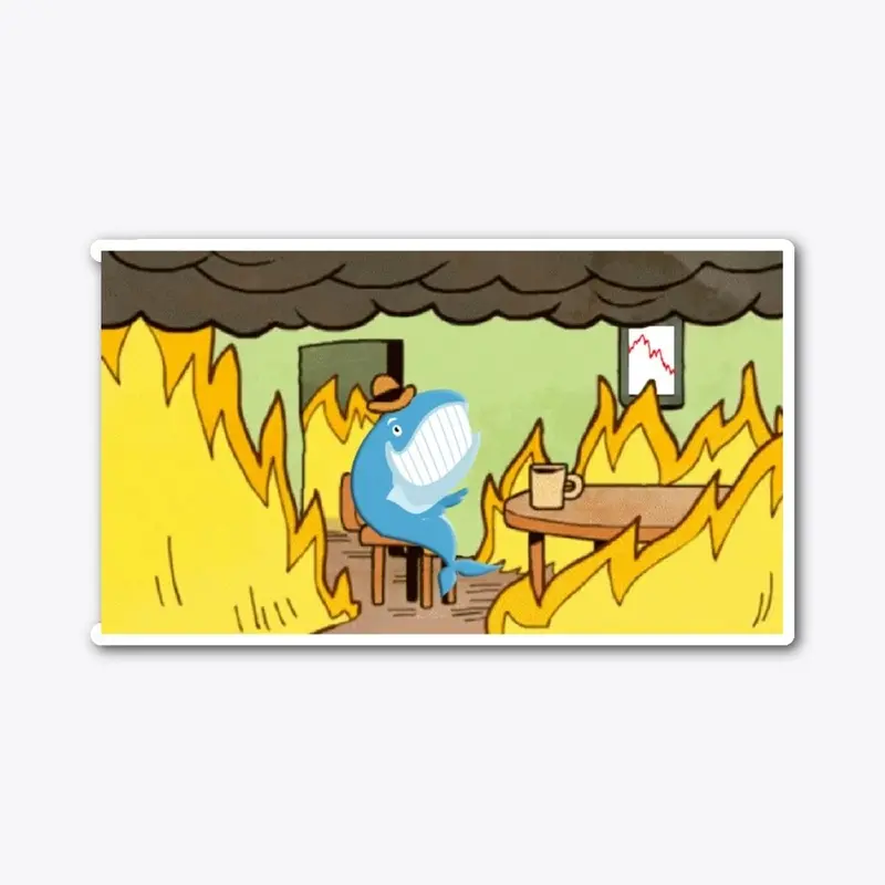 This is Fine Unusual Whales Sticker